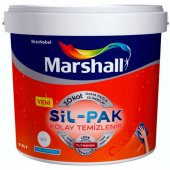 MARSHALL SİL-PAK 2.5LT=3.5KG-10 Kat Daha Fazla Silinebilir-Leke Tutmayan Teknoloji-Yüksek Örtücülük - 1