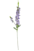 Nettenevime Yapay Çiçek Lila Sümbül Tek Dal Tomurcuklu 85*15cm Kumaş Çiçek Uzun Dal thumbnail 2