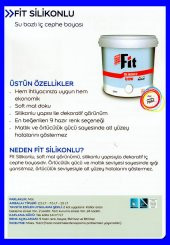 Marshall Fit Silikonlu Duvar Boyası 20KG+Tavan Boyası 10Kg+Panel Kapı Boyası 2,5LT+9 Parça Boya Seti - 3