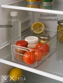 Buzdolabı İçi Düzenleyici Saklama Organizeri Bpa Free Düzenleyici Darbeye Dayanıklı 29x11x9 cm - 1