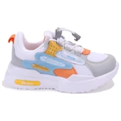 Vicco Cecelia 346F25Y167 Beyaz Ortopedik Günlük Kız Çocuk Spor Ayakkabı thumbnail 2