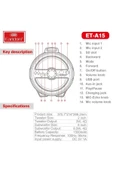 Earldom A15 Radyolu Bluetooth Kablosuz Hoparlör - 6