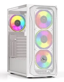 GameBooster GB-T005MW USB3.0 RGB fan Mesh Panel Beyaz kasa (PSU Yok) - 1
