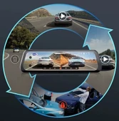 MPIA CC68 10" Tam Ekran Aynalı Araç İçi 4K Kamera GPS, Wifi ,Geri Görüş Kamerası thumbnail 9