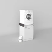 Kenzlife çamaşır&bulaşık makinesi dolabı lenya gri 015*80*70 banyo aparatı arkalıksız büyük boy xlarge thumbnail 2