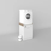 Kenzlife çamaşır&bulaşık makinesi dolabı olenka crd 015*70*60 banyo aparatı arkalıksız - 3