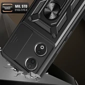Honor 90 Kılıf Magnetik Standlı Kamera Korumalı Zore Sürgülü Vega Kapak - 3