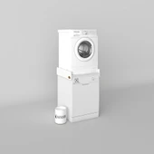 Kenzlife çamaşır&bulaşık makinesi dolabı lenya byz 015*80*70 banyo aparatı arkalıksız büyük boy xlarge thumbnail 3