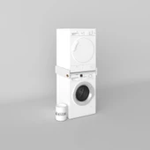 Kenzlife çamaşır&kurutma makinesi dolabı hedeon byz 015*80*70 banyo aparatı arkalıksız büyük boy xlarge thumbnail 3