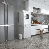 Kenzlife çamaşır&bulaşık makinesi dolabı lenyamdf byz 015*80*70 % 100 mdf full mdf banyo aparatı arkalıksız büyük boy xlarge thumbnail 1