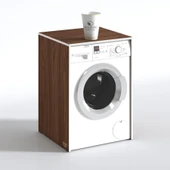 Kenzlife çamaşır&kurutma makinesi dolabı büyük boy afanasi cvz 100*80*70 banyo kapaksız arkalıksız - 2