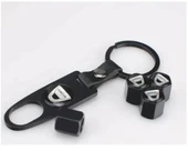 Dacia Logolu PLASTİK 4 Lü Adet Sibop Kapağı Ve 1 Adet Anahtarlık thumbnail 2