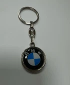 Bmw Yazılı Metal Damla Anahtarlık Çift Yönlü (1 ADET) - 3