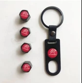 Citröen Logolu PLASTİK 4 Lü Adet Sibop Kapağı Ve 1 Adet Anahtarlık thumbnail 2