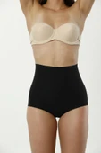 Premium Kaymaz Kadın Toparlayıcı Vücut Şekillendirici Kaymayan Lazer Kesim Slip Korse - 2