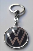 Volkswagen Logolu Damla Etiket Metal Otomobil Anahtarlığı Yeni Logo Çift  Taraflı 1.KALİTE thumbnail 3