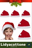 Noel Baba Şapkası Ucu Ponponlu Yıkanabilir Çocuk Yetişkin Yılbaşı Kostüm %100 Polar Şapka 1 Adet - 2