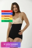 Lazer Kesim Toparlayıcı Sıkılaştırıcı Şekillendirici Sıkılaştırıcı Push-Up Yüksek Bel Slip Korse - 1