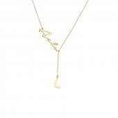 14 Ayar Altın İsim Kolye thumbnail 1