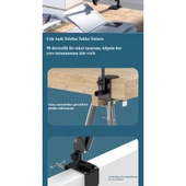 Akrobat Hareketli Uzun Kol Telefon İpad Tablet Tutucu Katlanır Stand Mengeneli 4 11inç - 6