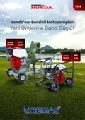 Antrac GX390 İpli 4'' inç Honda Motorlu Benzinli Motopomp Su Motoru - 2
