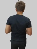 Erkek Basıc Düz V Yaka Siyah Tişört thumbnail 11