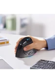 Dexim Wireless, 2.4Ghz & Bluetooth RGB AntiRSI Şarj Edilebilir Ergonomik Dikey Tutuşlu Kablosuz Mouse - 6