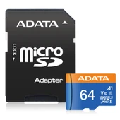 Adata 64GB Premier microSDXC Card with Adapter UHS-I Class10 V10 Hafıza Kartı - 1
