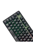 Dexim KBL707 Mekanik Hisli RGB Led Arka Işıklı Şeffaf Gaming Oyuncu Klavye - 4