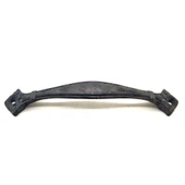 Antika Tarz Dekoratif Pirinç Deste Kapı Kulbu - 27x155 mm, Oksit - 1