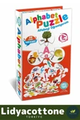 Premium Zeka Geliştirici EğiticiÇocuk El Göz Koordinasyonu Matematik Sayı Rakam Alfabe Puzzle - 3
