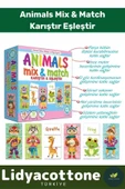 Premium Zeka Geliştirici Çocuk El Göz Koordinasyonu Animals Mix & Match Karıştır Eşleştir Eğlen - 1