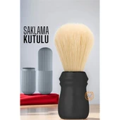 ModaCar Sakal Tıraş Fırçası Aithusa Kutulu SİYAH - 1