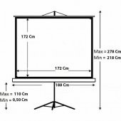 CODEGEN (TX-18) 180x180 TRIPOD PROJEKSIYON PERDESİ - 5