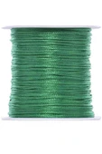 Paraşüt İpi, Bileklik-Kolye örgü ipi 1 mm 50 metre Yeşil - 1