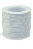 Paraşüt İpi, Bileklik-Kolye örgü ipi 1 mm 50 metre Gri - 1