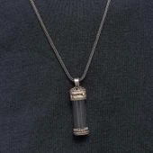 Gümüş İçi Açılabilen Muska Kabı Cevşen Erkek Kolye - 2