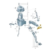 Seat Toledo 2013-2015 1.6TDi CAY Hava Kanalı Girişi 6R0129621 - 3