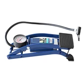 Ayak Tipi Hava Pompası Göstergeli Tekli Teker Araç Araba Bisiklet Motorsiklet Top Pompası - 6