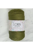 Loren Polyester Soft Macrame Yeşil El Örgü İpi - LM010 - 34429 - 1