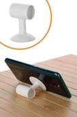 BUFFER®  4 Adet Çok Amaçlı Vakumlu Kapı Stoperi,Kablo Organizeri,Telefon Sabitleyici - 6