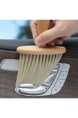 Buffer® Araba Için Ahşap Saplı Yumuşak Kıl Fırça Detaylı Toz Alma Temizleme Fırçası - 8