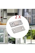 Buffer® 2 Çift Çok Amaçlı Kapı Kapak Dolap Çekmece Mobilya Durdurucu Kapatıcı Mıknatıslar - 2
