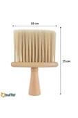 Buffer® Araba Için Ahşap Saplı Yumuşak Kıl Fırça Detaylı Toz Alma Temizleme Fırçası - 5