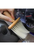 Buffer® Araba Için Ahşap Saplı Yumuşak Kıl Fırça Detaylı Toz Alma Temizleme Fırçası - 6