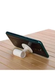 BUFFER®  4 Adet Çok Amaçlı Vakumlu Kapı Stoperi,Kablo Organizeri,Telefon Sabitleyici - 3
