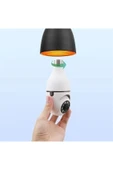 ® Wifi 360 Panoramik Ampul Kamera Gece Görüş Ses Akıllı Hareket Algılayıcı - 5