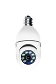® Wifi 360 Panoramik Ampul Kamera Gece Görüş Ses Akıllı Hareket Algılayıcı - 4