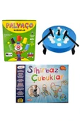 TİFOYS  Sihirbaz Çubuk , Buz Kırma , Palyaço Bardak ( 3 Parça ) Aile Etkinlik Oyun Seti - 1