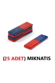 TİFOYS  ( 25 ADET  ) Çubuk Mıknatıs Sn Bar Mıknatıs Deney Ödev Magnet 5 Cm- 50x15,4 mm - 1